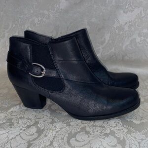 Bare Traps Rowan Elegant Black Ankle Boots Bootie Size 11 M